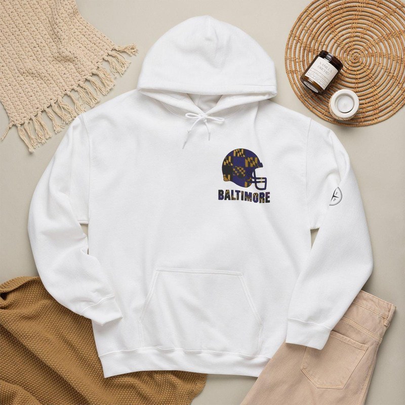 Baltimore Vintage Crest Patchwork Hoodie