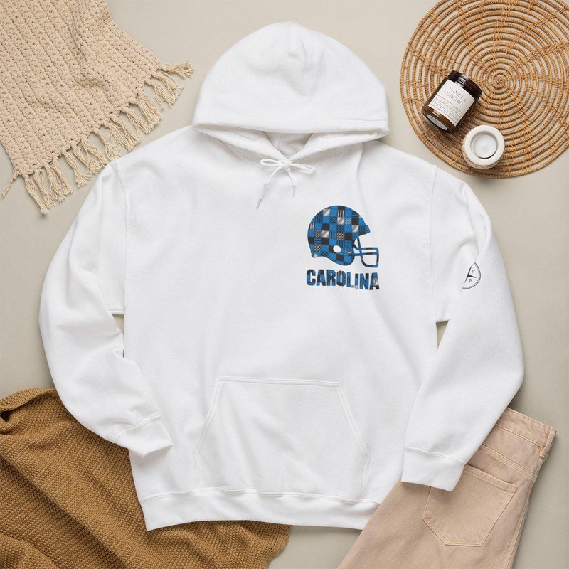 Carolina Vintage Crest Patchwork Hoodie