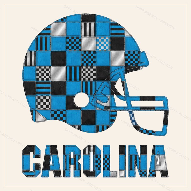 Carolina Vintage Crest Patchwork Digital Download