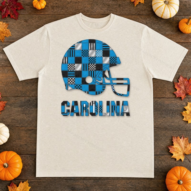 Carolina Vintage Crest Patchwork T-Shirt
