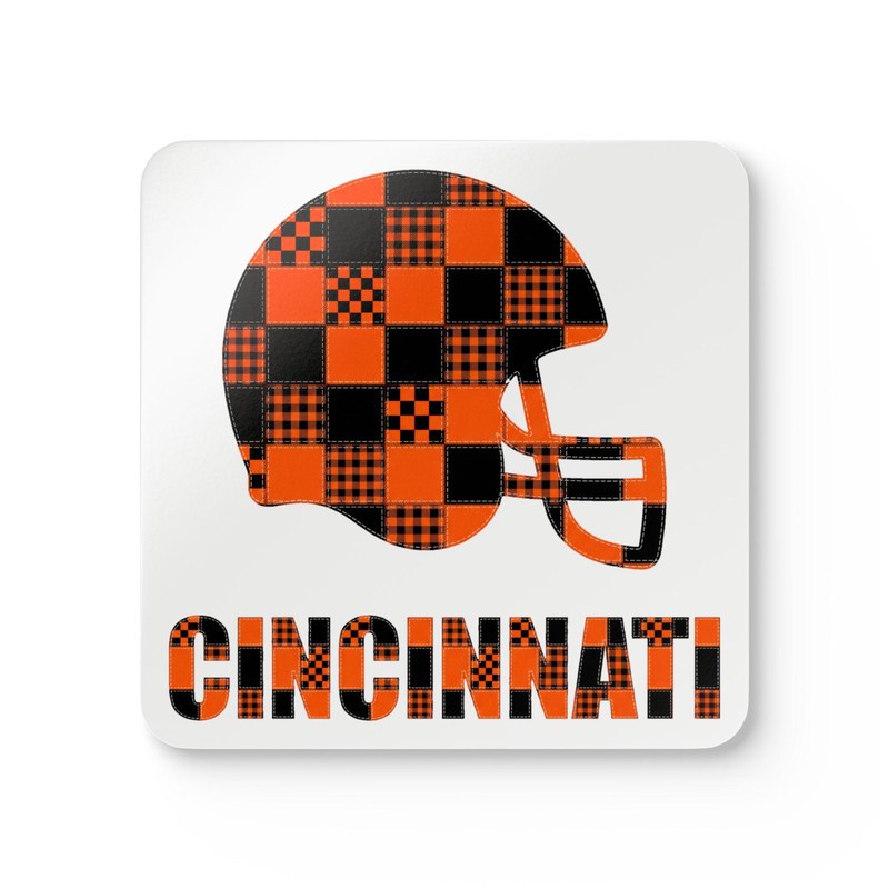 Cincinnati Vintage Crest Patchwork Coaster