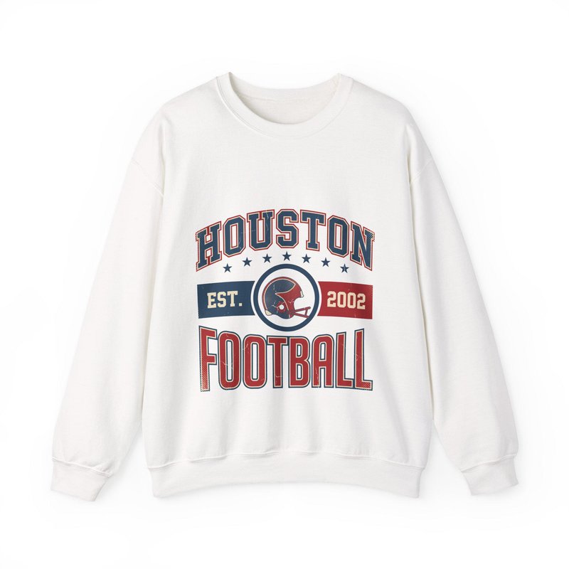 Houston Vintage Crest Sweatshirt