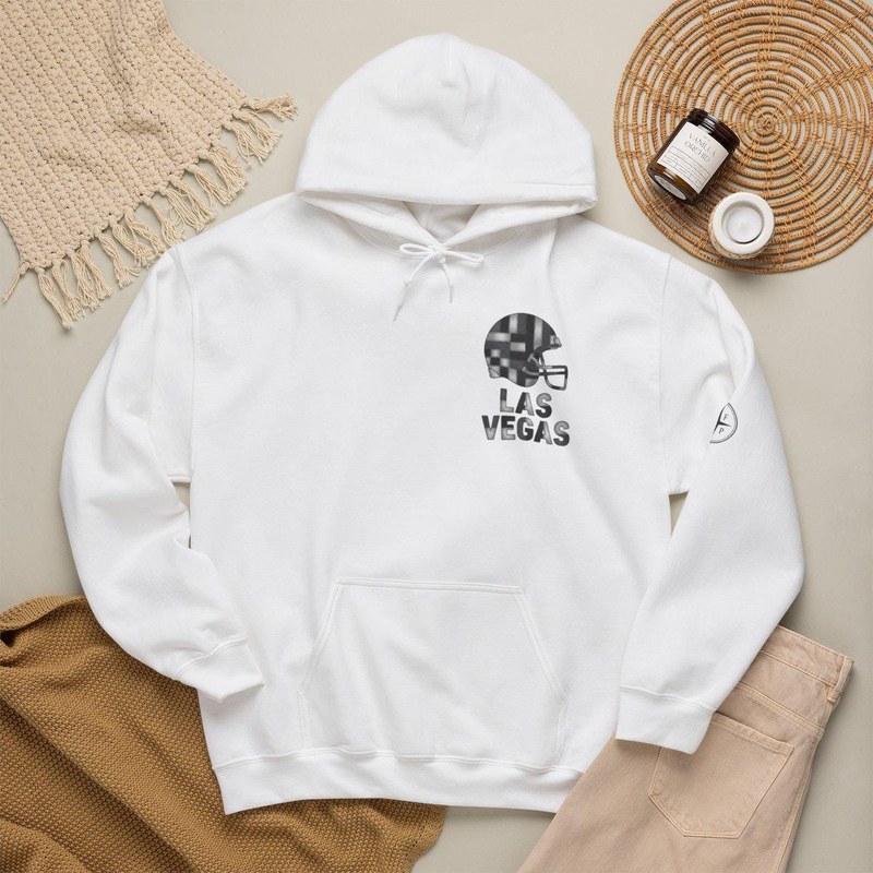 Las Vegas Vintage Crest Patchwork Hoodie