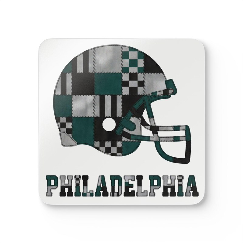 Philadelphia Vintage Crest Patchwork Coaster