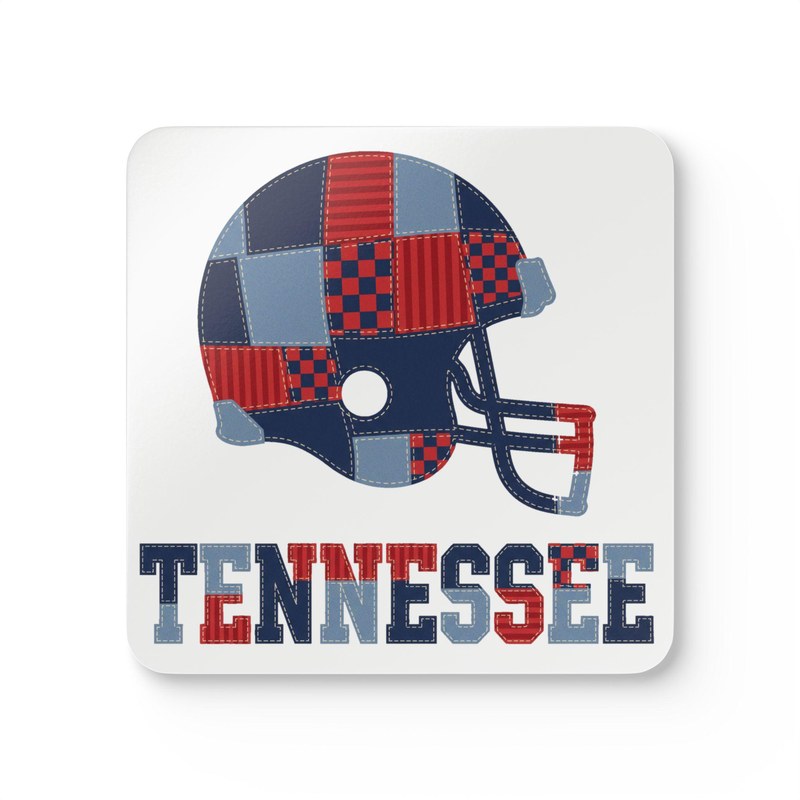 Tennessee Vintage Crest Patchwork Coaster
