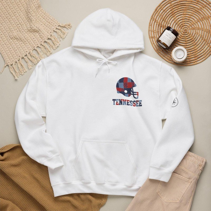 Tennessee Vintage Crest Patchwork Hoodie