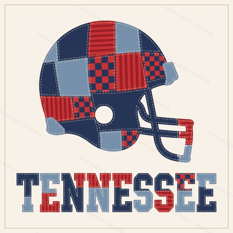 Tennessee Vintage Crest Patchwork Digital Download