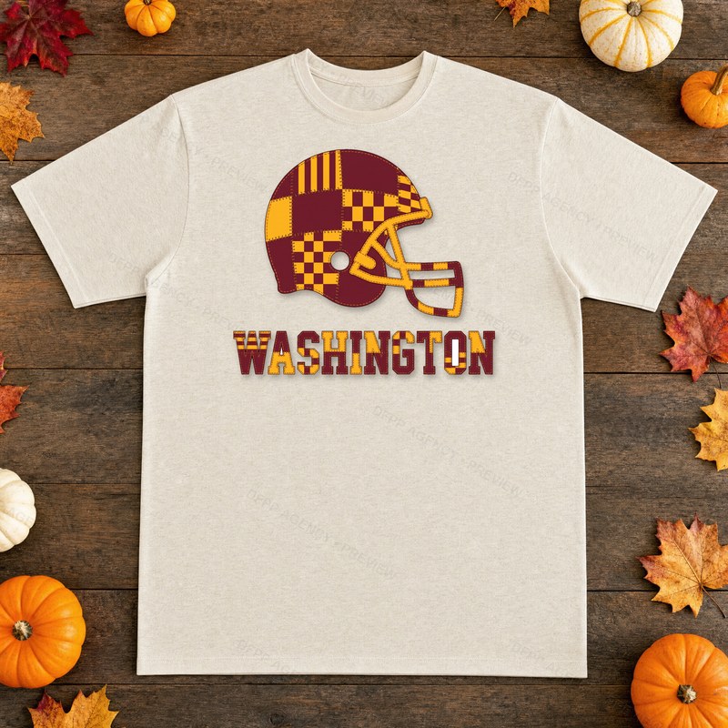 Washington Vintage Crest Patchwork T-Shirt