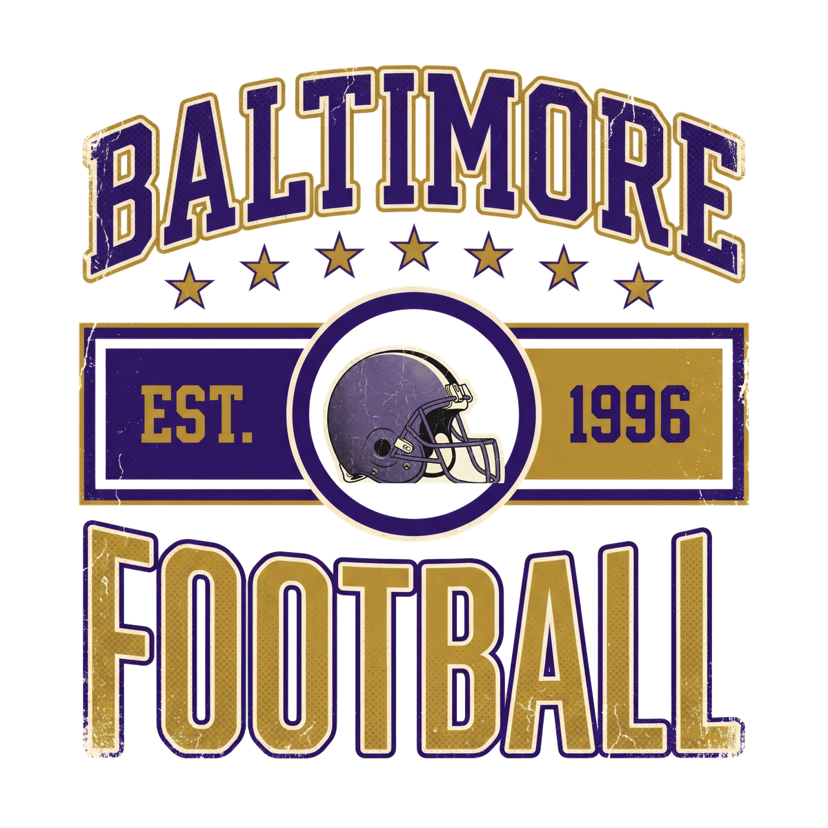 Baltimore Vintage Crest design