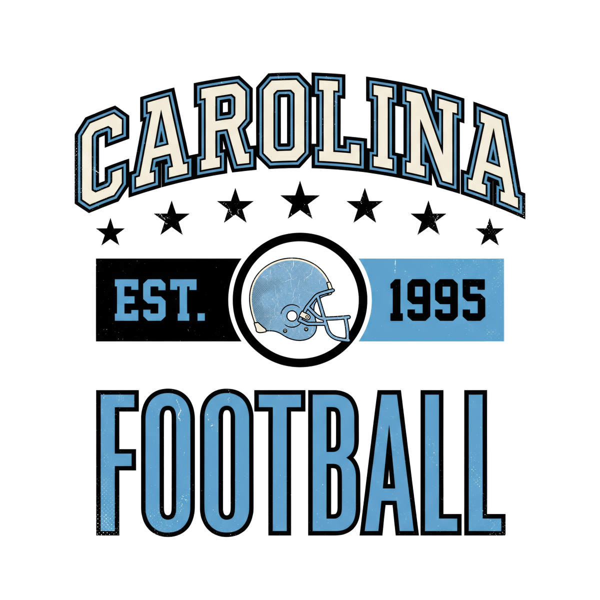 Carolina Vintage Crest design