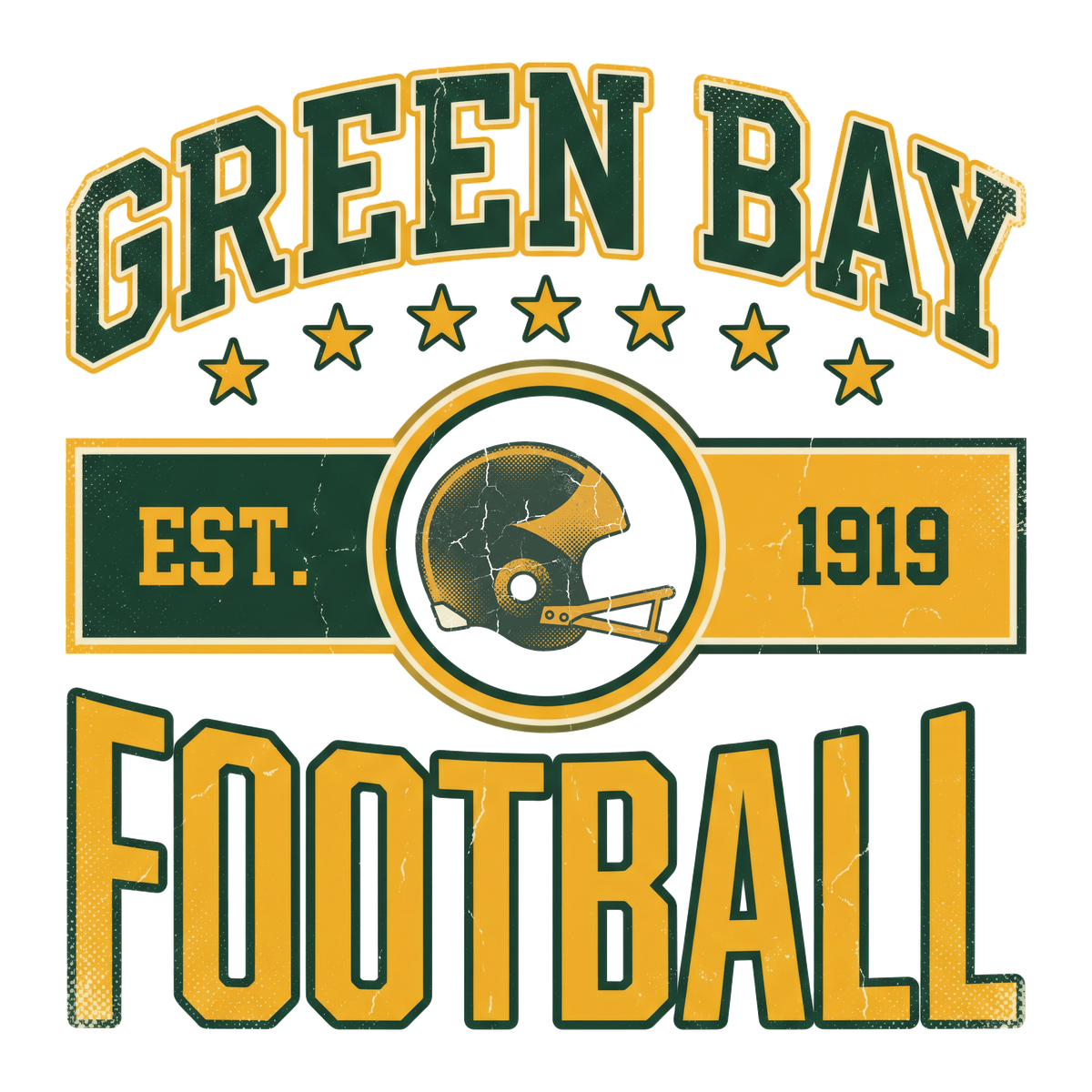 Green Bay Vintage Crest design
