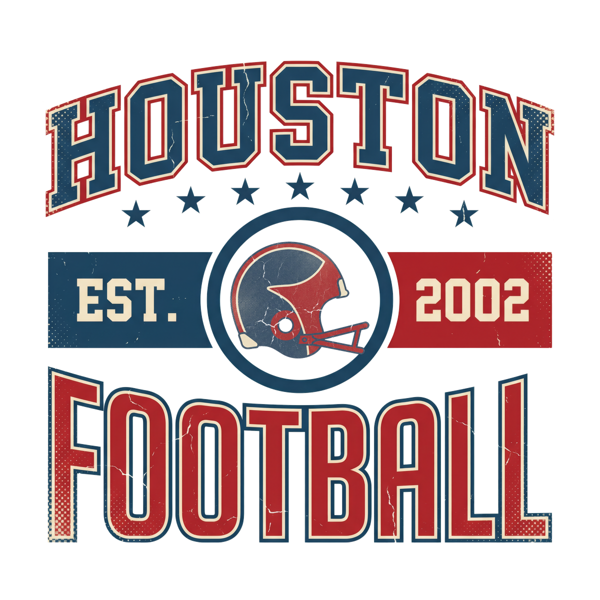 Houston Vintage Crest design