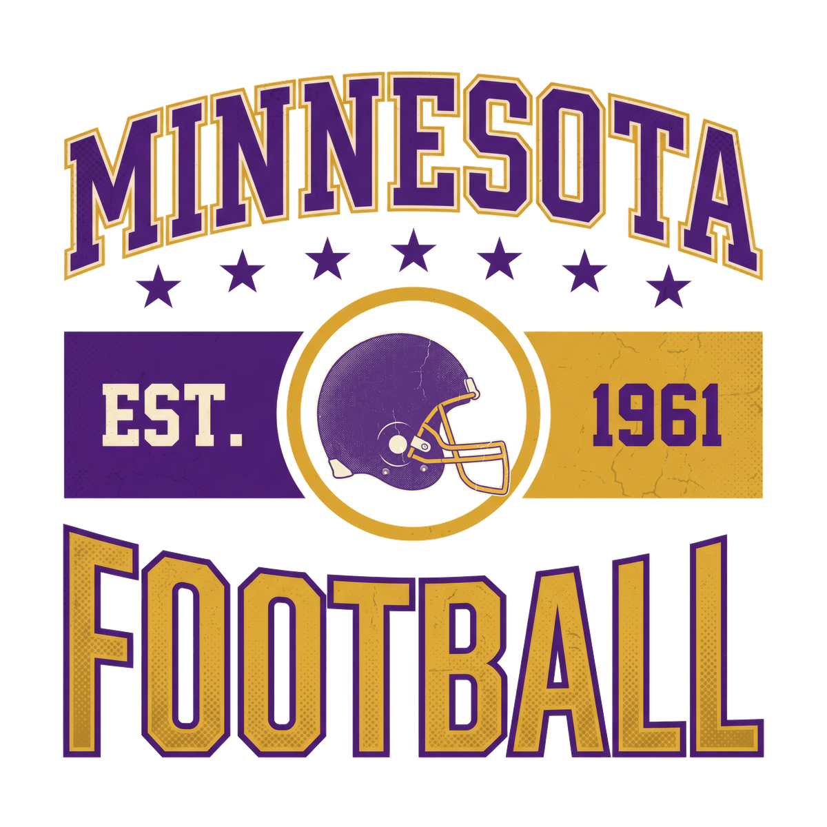 Minnesota Vintage Crest design