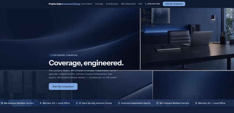 Prairie Gate Insurance Group homepage